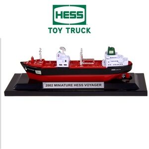 NEW IN BOX Hess 2002 Miniature Voyager ship.